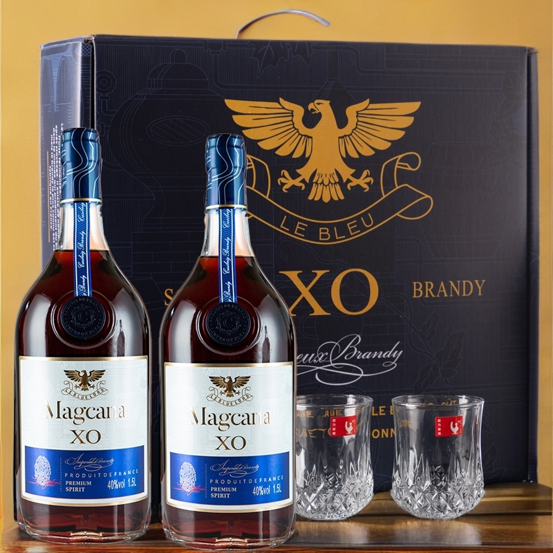 玛格卡纳蓝爵XO白兰地双支1.5L*2支.qxy