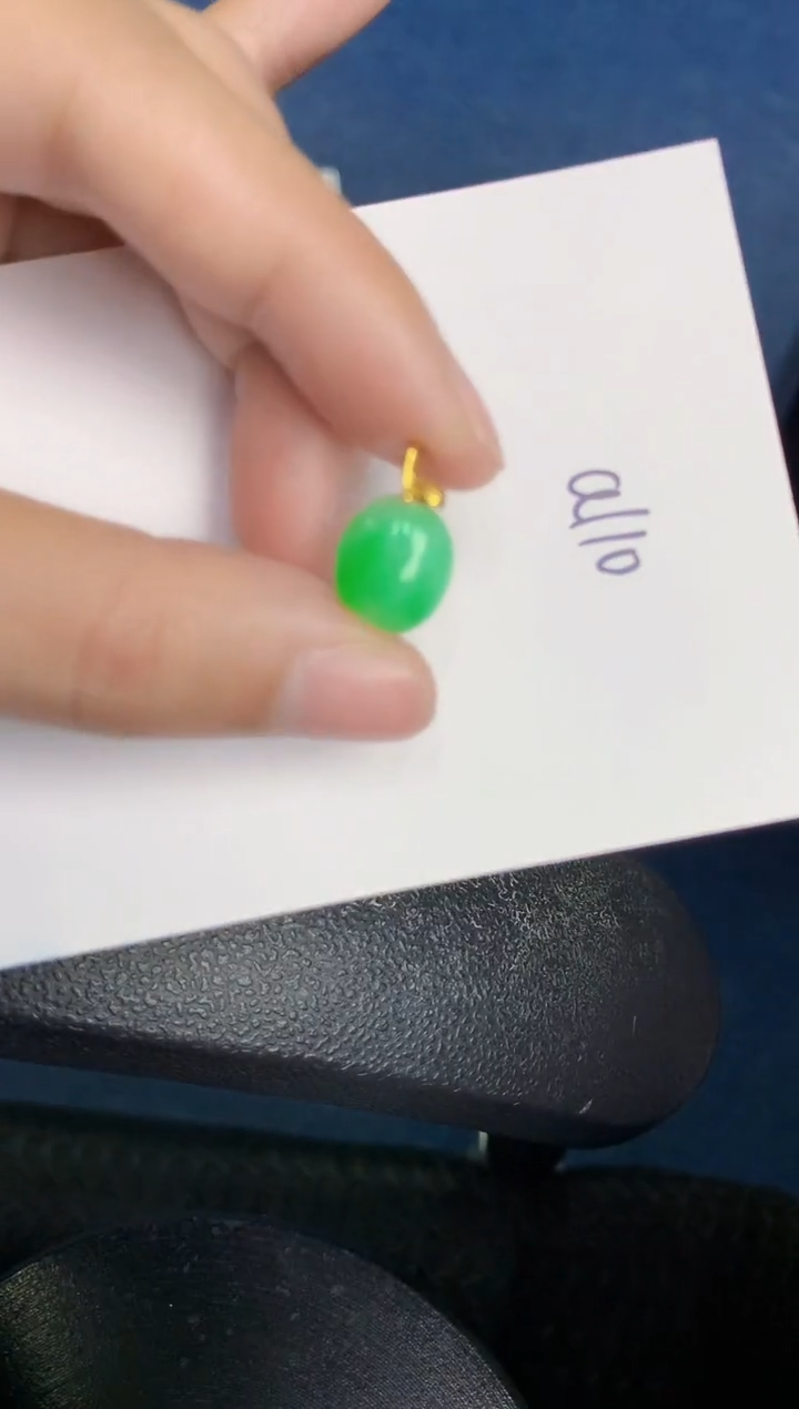 【闪购商品】翡翠颈饰18K金镶嵌000000000