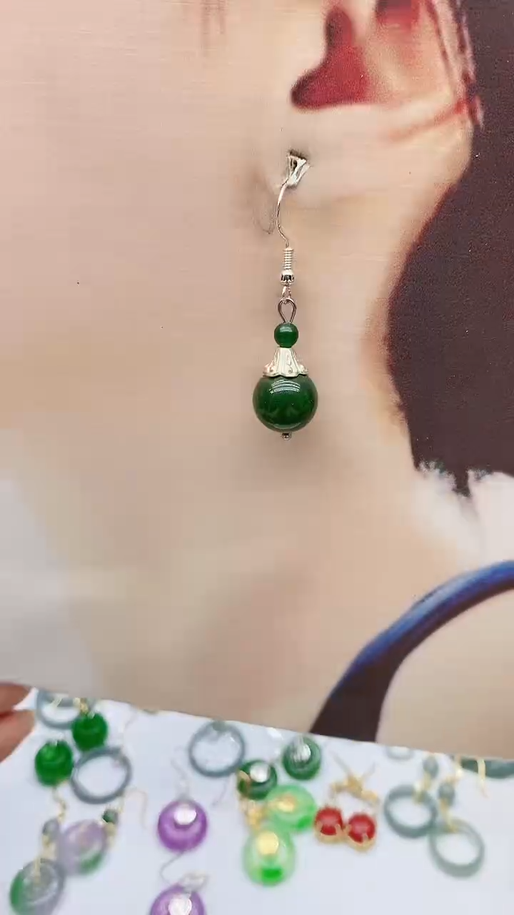 未镶嵌和田玉耳饰155