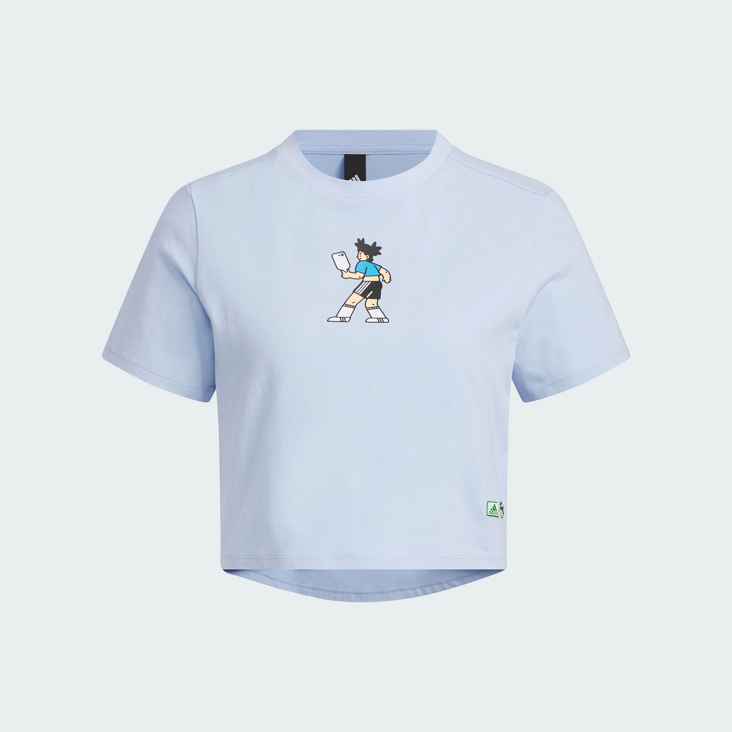 Adidas/阿迪达斯正品2023夏季女子运动休闲圆领短袖T恤HY2819