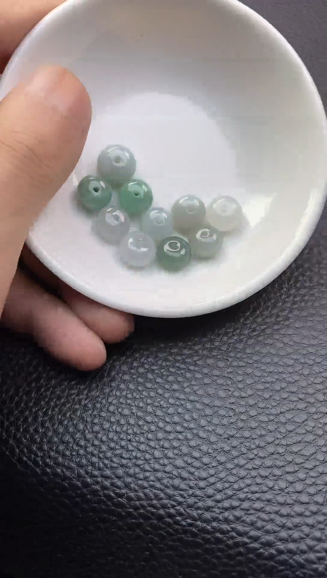 翡翠散珠17天然A货翡翠散珠卡