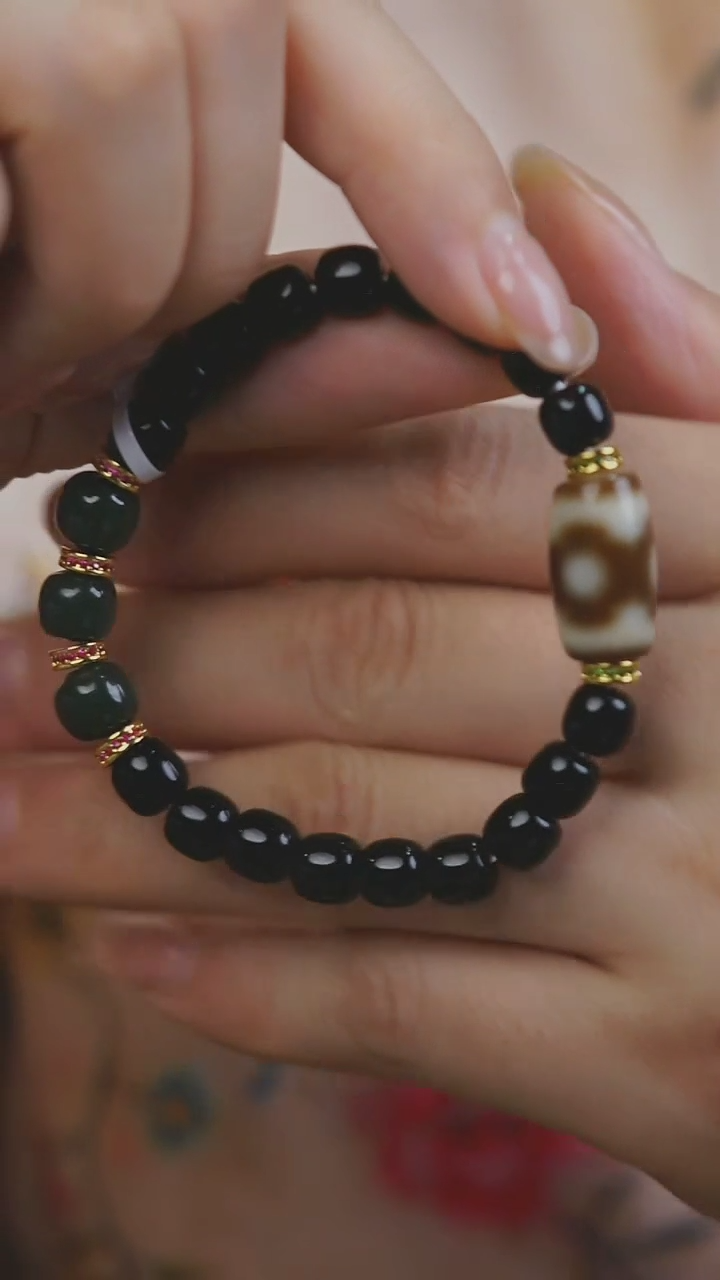 【闪购商品】玛瑙/玉髓手串未镶嵌多样性发其一（坛城）