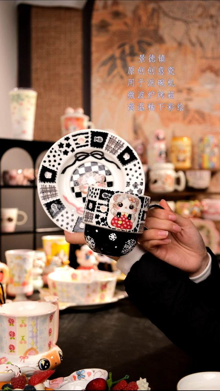 摆件陶旺的可以陶瓷设计师款