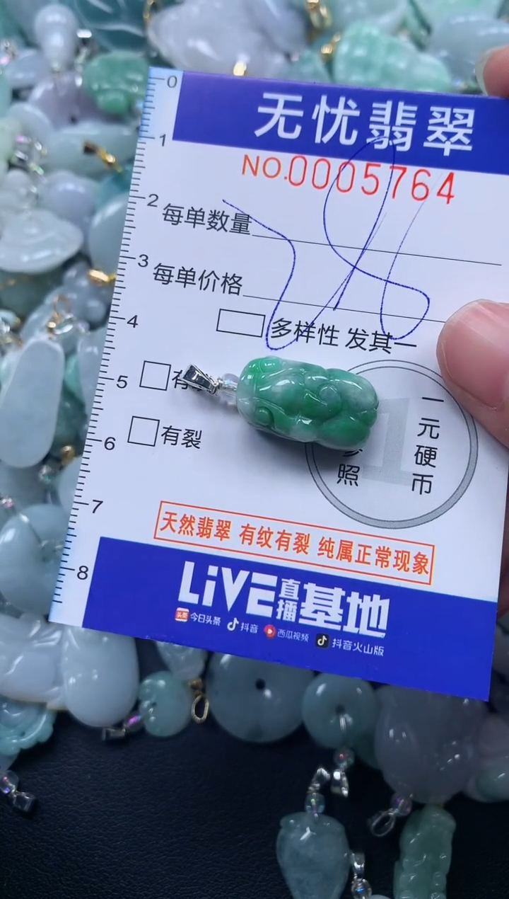 颈饰未镶嵌翡翠5764