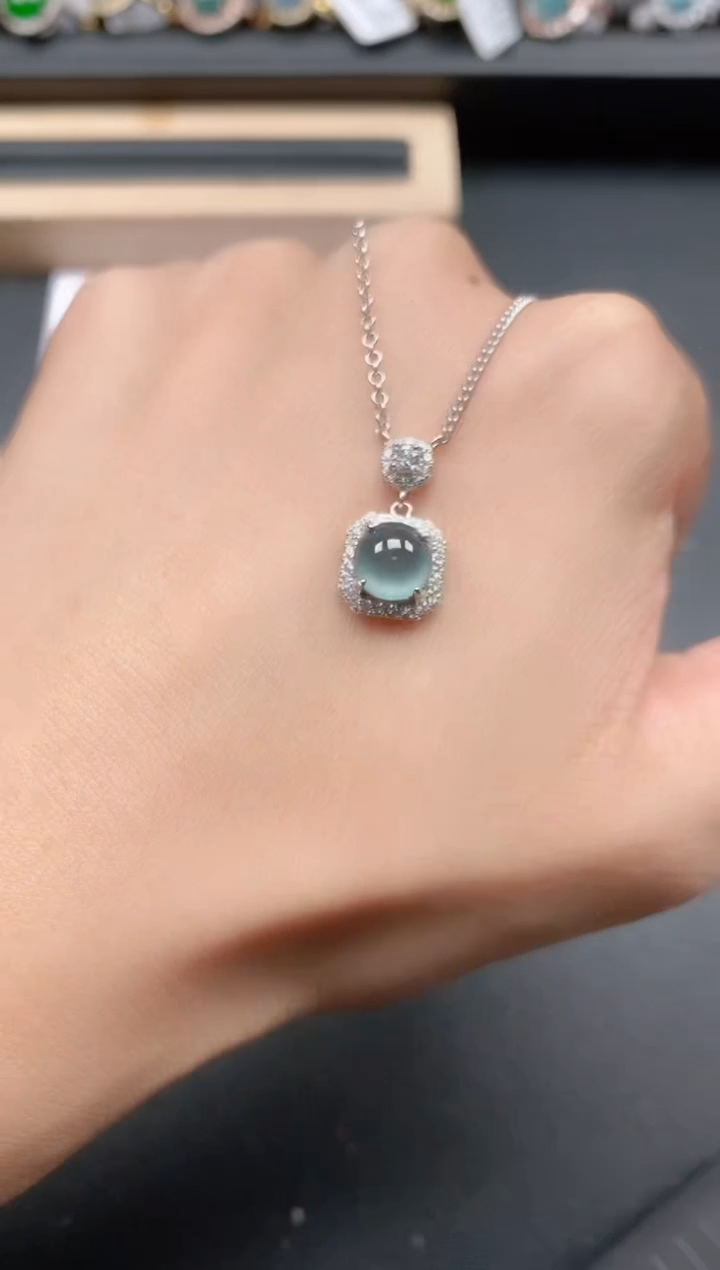 银S925镶嵌戒指翡翠111111