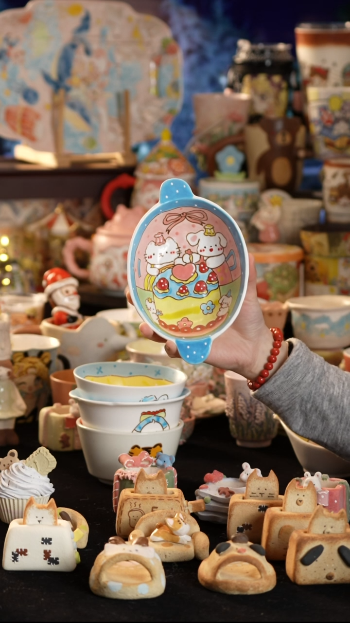 其他陶景德镇釉下彩手绘设计师款陶瓷