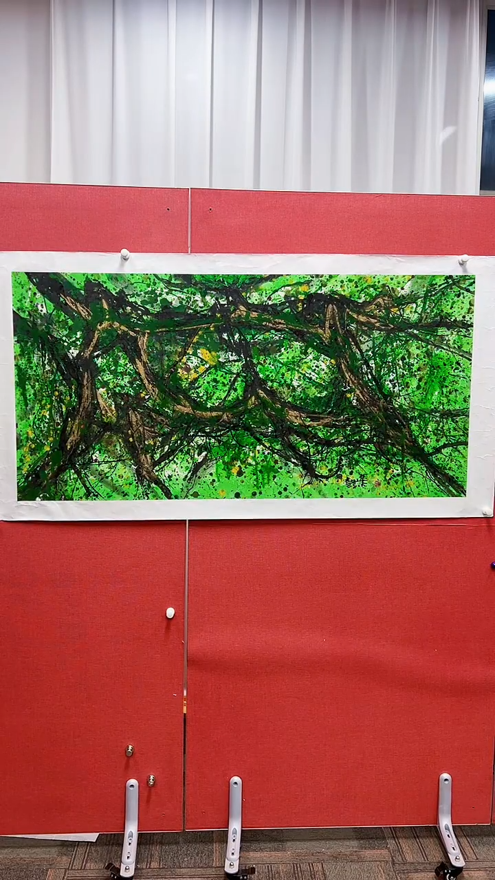 【闪购商品】绘画赵燮绘画8平尺金袍藤萝