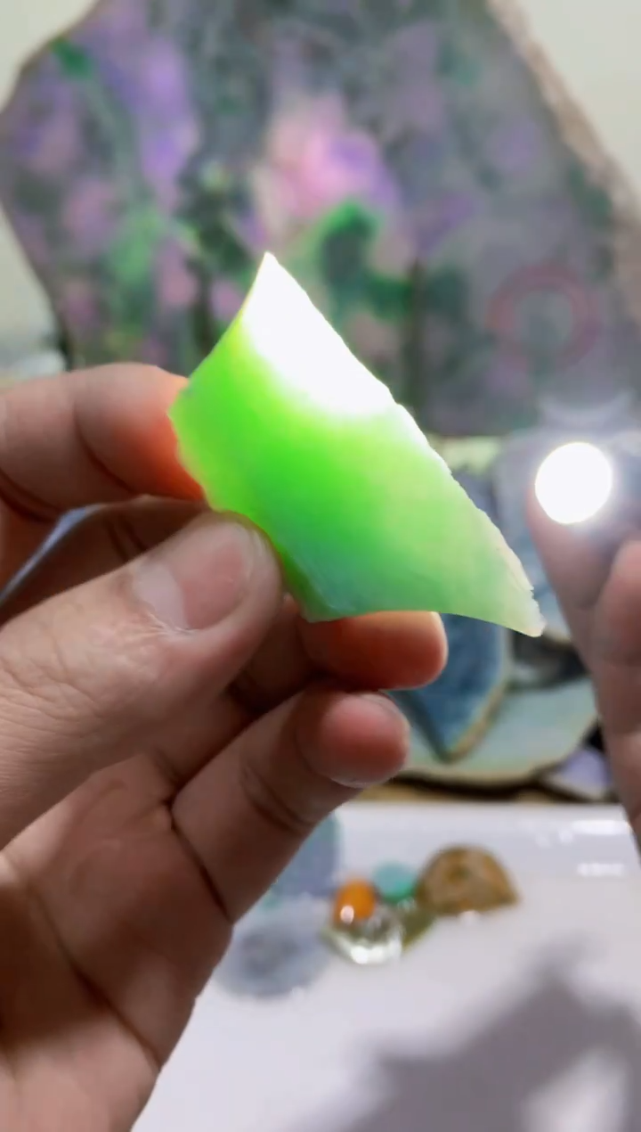 裸石翡翠0蒙0翡翠珠宝370