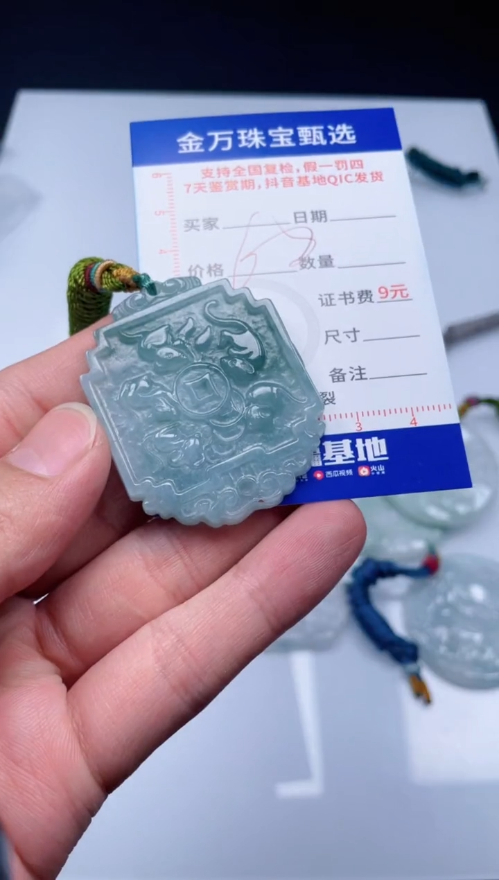 【闪购商品】翡翠颈饰未镶嵌颈链挂件