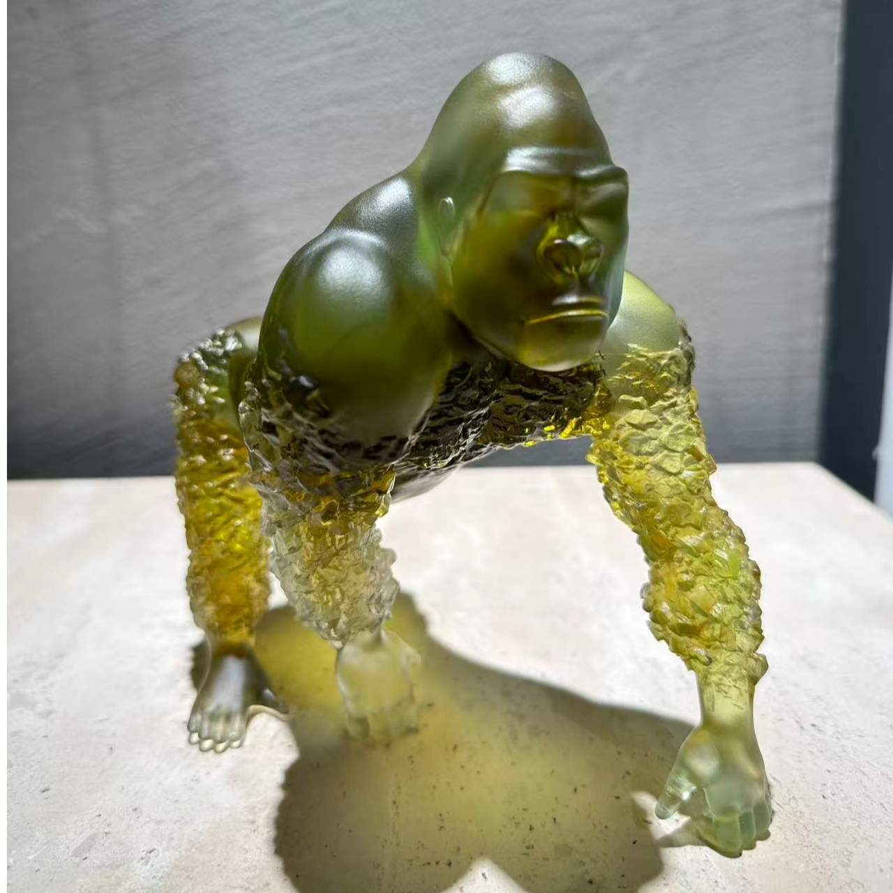 仓一艺术空间【小原初之力】茶室茶桌中式禅茶水晶琉璃艺术摆件