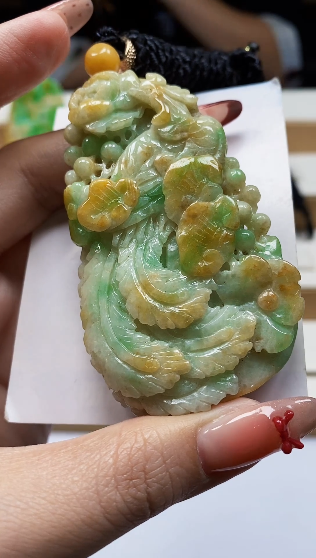 颈饰未镶嵌翡翠翡翠A货