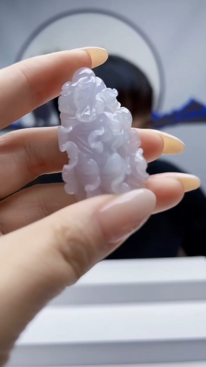 未镶嵌定制翡翠毛货挂件52