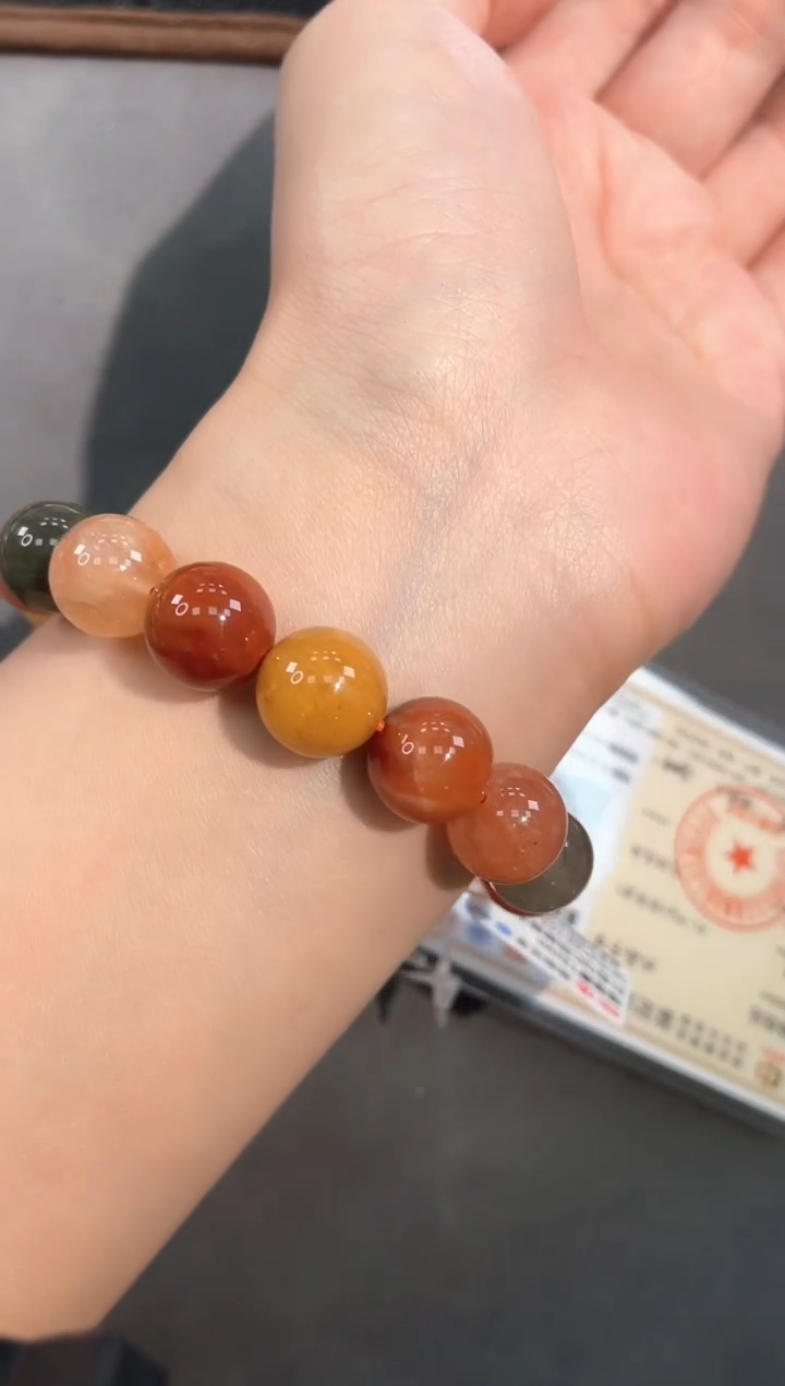 【闪购商品】水晶手链未镶嵌24号福禄寿兔毛单圈12mm