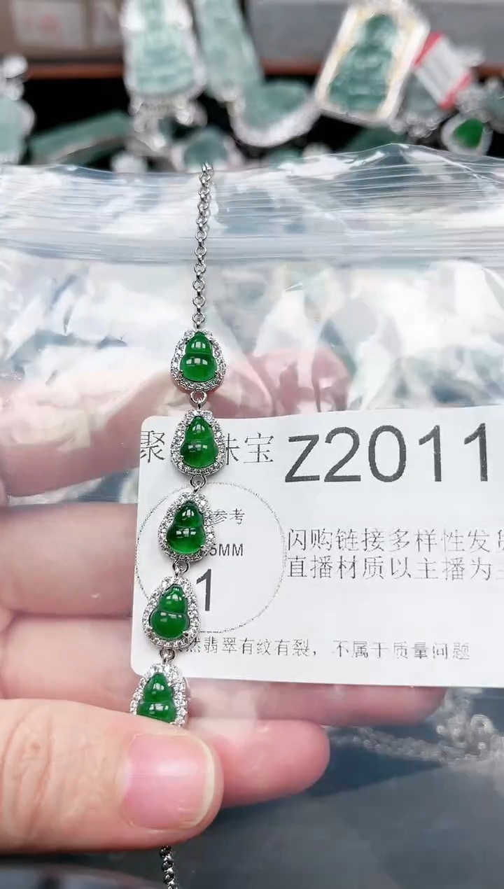 【闪购商品】翡翠颈饰未镶嵌2011赠皮绳