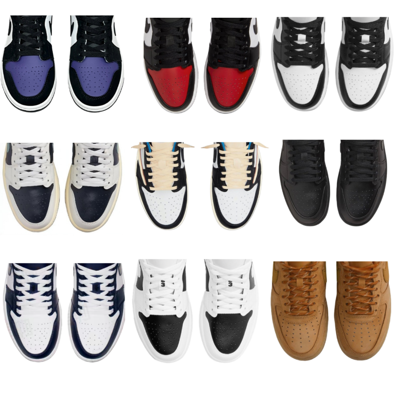 【上海直发+运费险】乔1全系列夏季时尚透气男女同款运动休闲板鞋 6