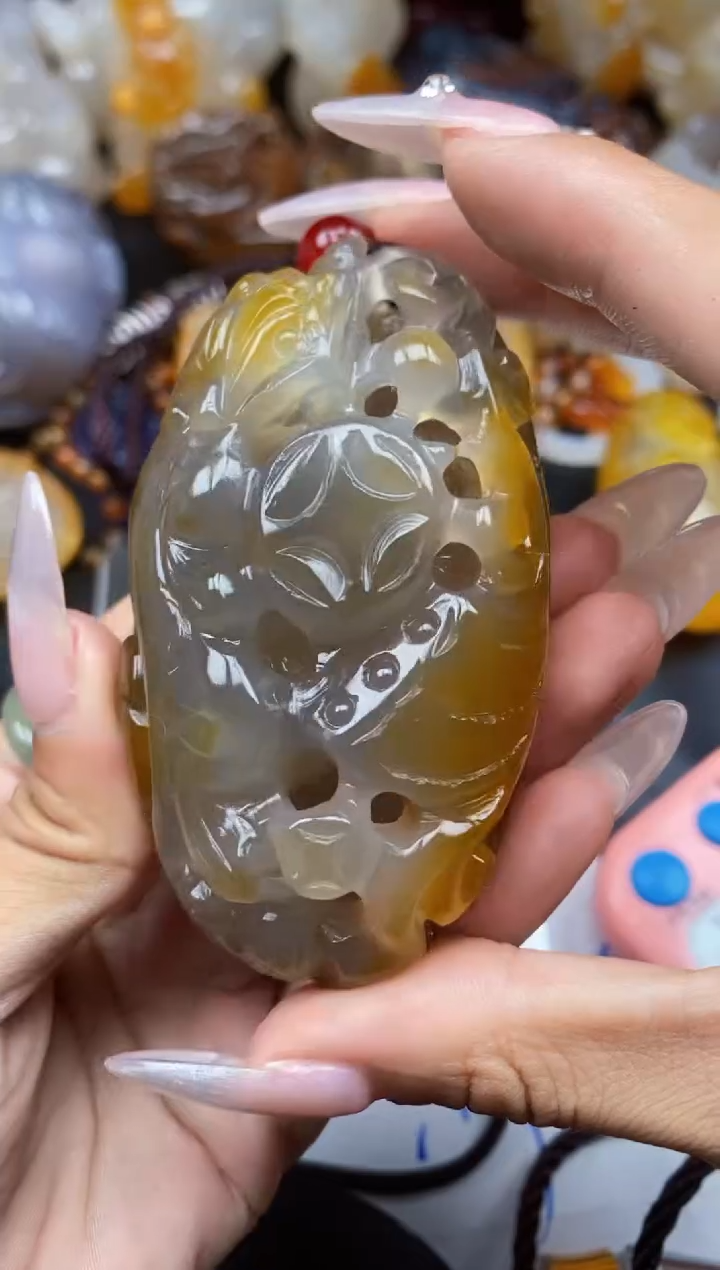 【闪购商品】玛瑙/玉髓颈饰未镶嵌ll