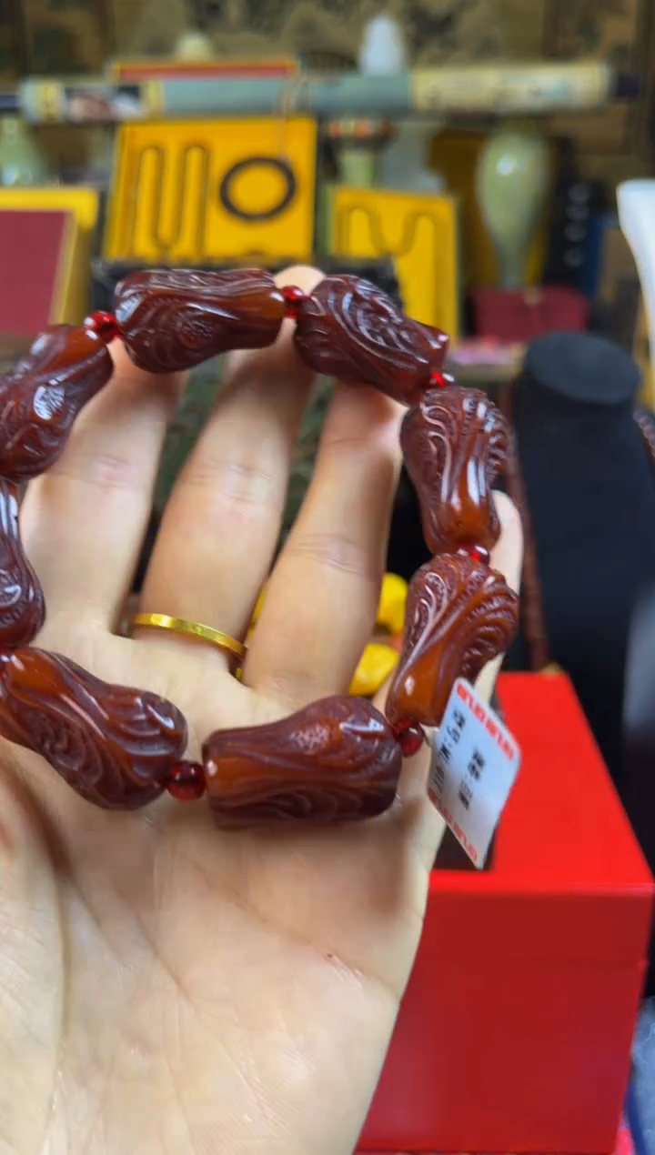 未镶嵌蜜蜡手串天然原矿蜜蜡————————