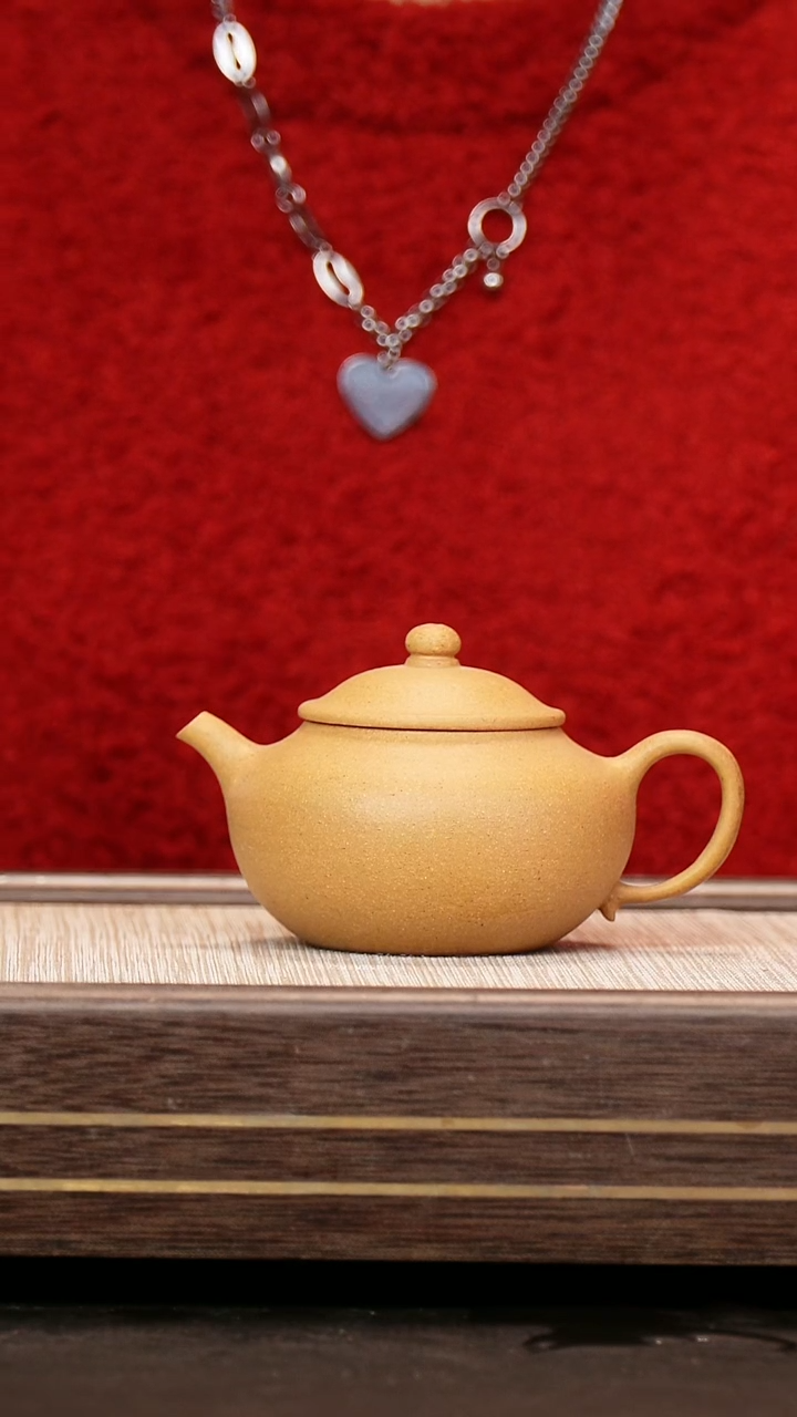 茶壶紫砂黄金段泥 笠帽