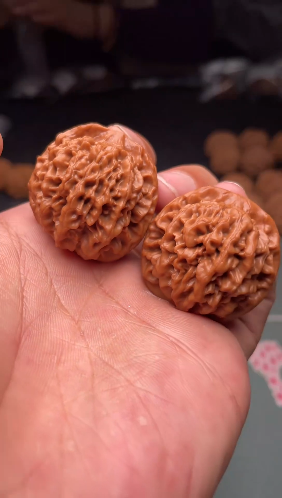 把件文玩核桃a44   秦闷   34尺