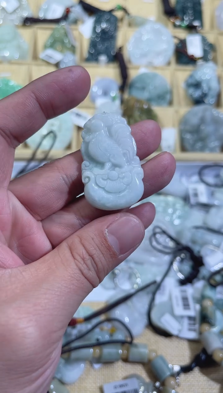 【闪购商品】翡翠颈饰未镶嵌天然缅甸A货翡翠（多样性发货）生肖鸡