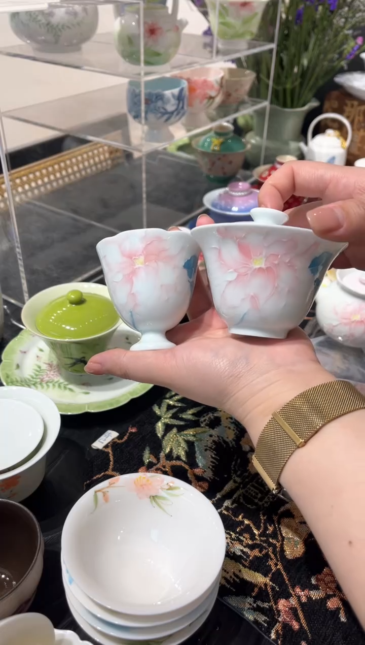 【闪购商品】明知山志-有田烧-国色惊城-凡灵盖碗+杯