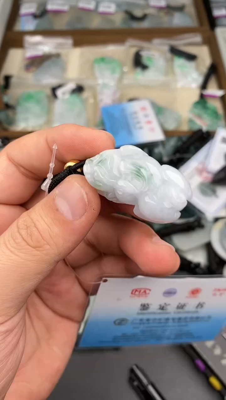 【闪购商品】翡翠颈饰未镶嵌  天然翡翠，一物一图