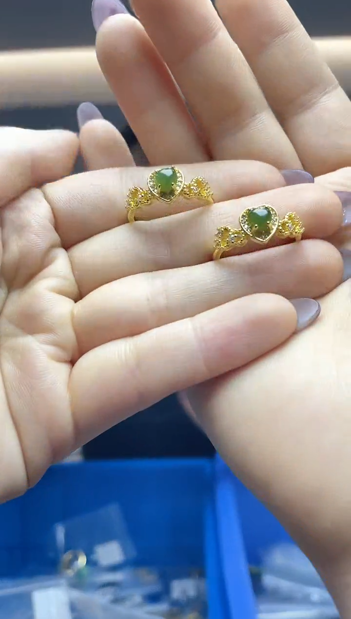 和田玉戒指未镶嵌（多样性发一件）