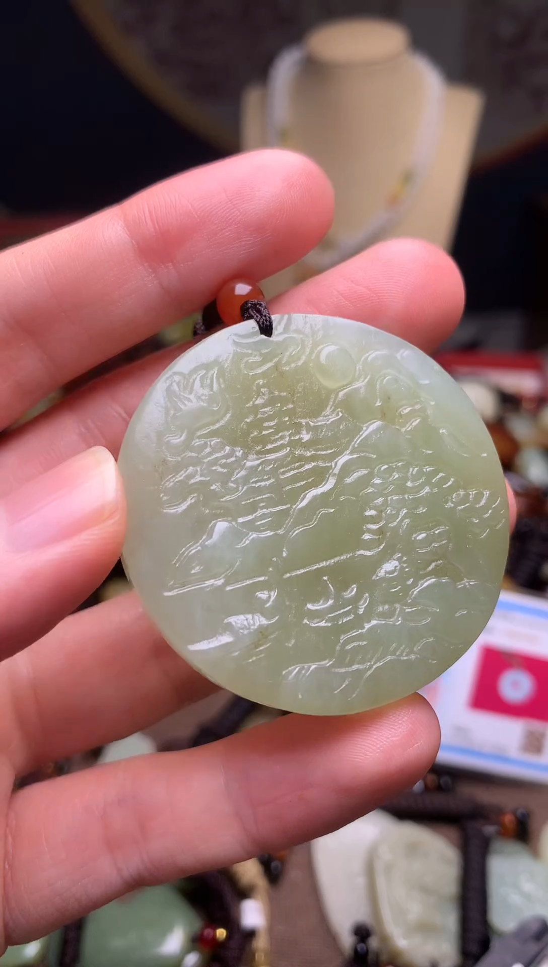 颈饰未镶嵌和田玉新疆料青海料清水和田玉吊坠