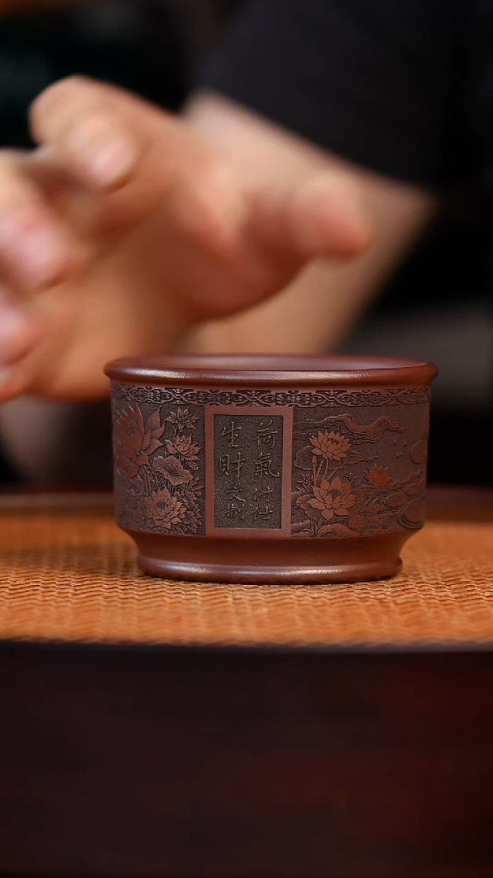 茶杯紫砂宜兴全手工紫砂杯