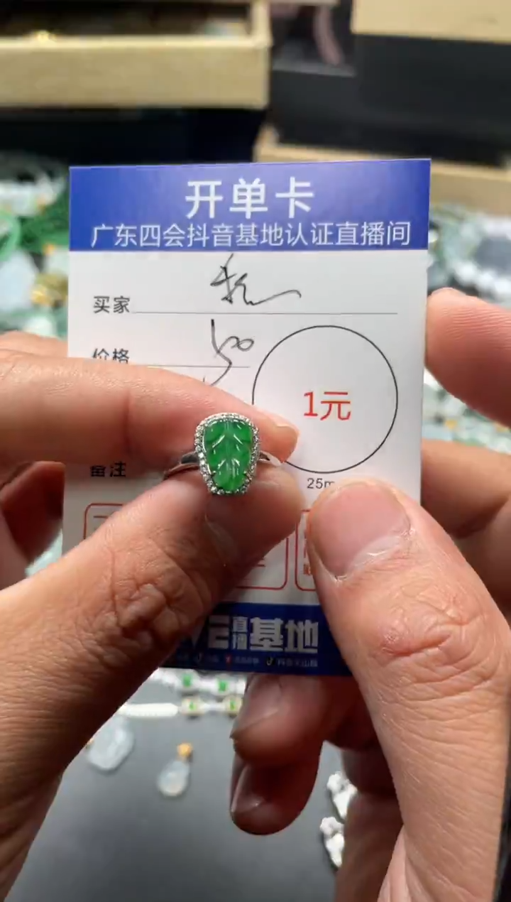 颈饰未镶嵌翡翠彩**屁挂件