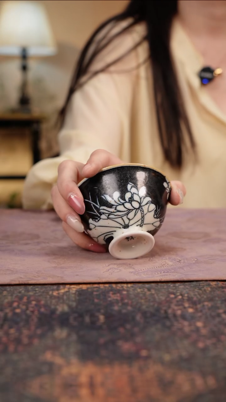 杯景德镇陶瓷杯碗柴烧多人