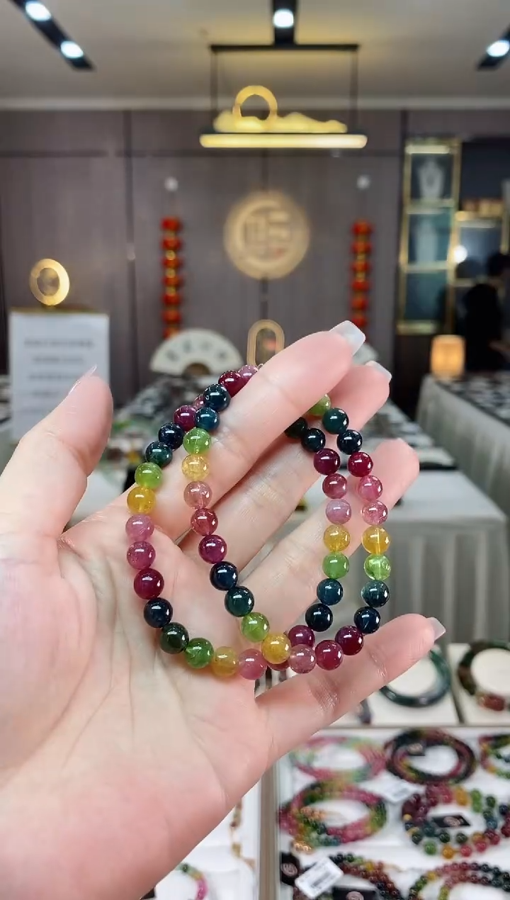 【闪购商品】碧玺单圈手串6mm+未镶嵌（多样性发一条）hon