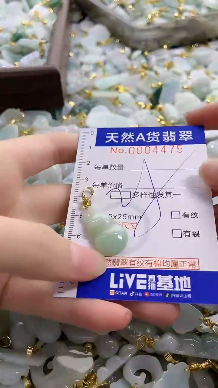 颈饰未镶嵌翡翠天然A货翡翠