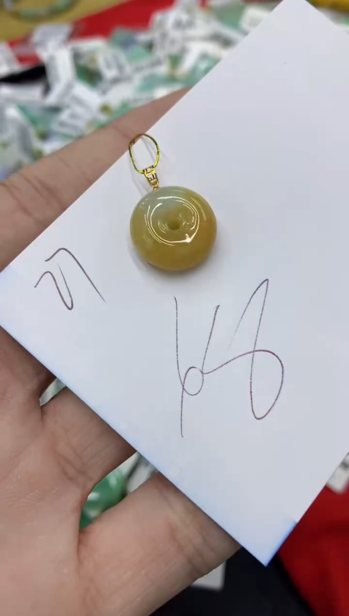 【闪购商品】翡翠颈饰18K金镶嵌号链接1111111