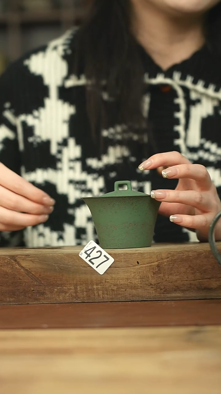 福利杯/设计师手作款！！苔藓绿