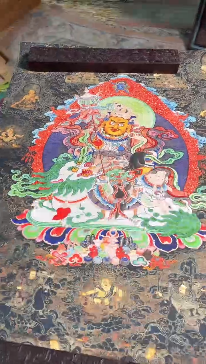 卷轴画曦曦的唐卡tk160