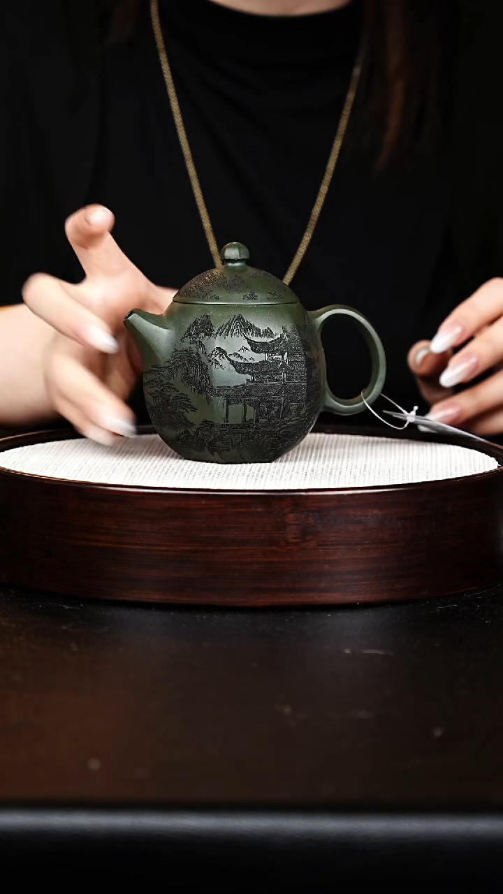 茶壶紫砂龙蛋壶