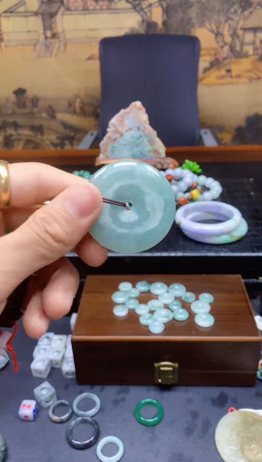 散珠翡翠天然缅甸翡翠A货