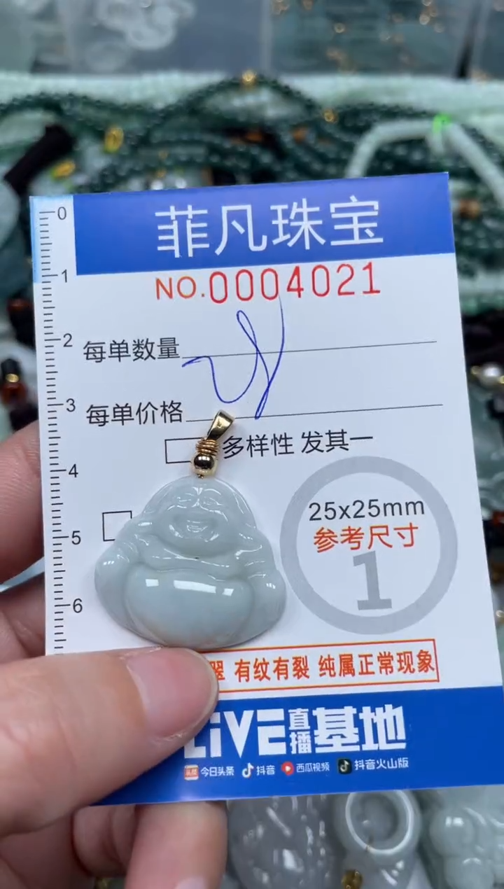 【闪购商品】翡翠颈饰未镶嵌00..4021