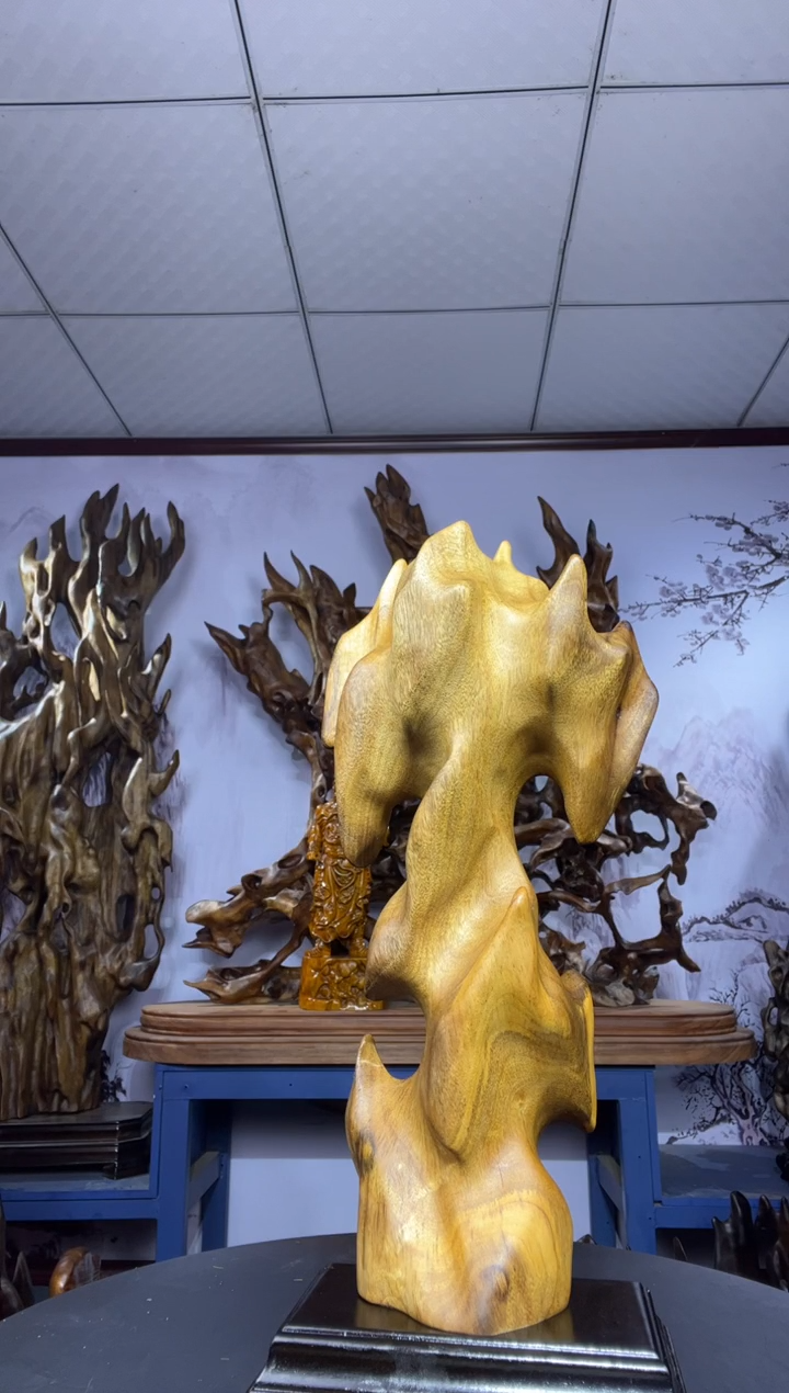 金丝楠木雕款用*甲金丝楠木工艺品摆件