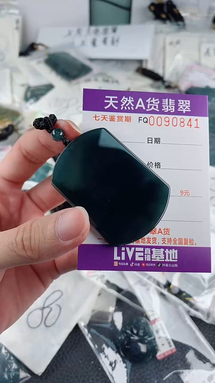 翡翠未镶嵌颈饰                