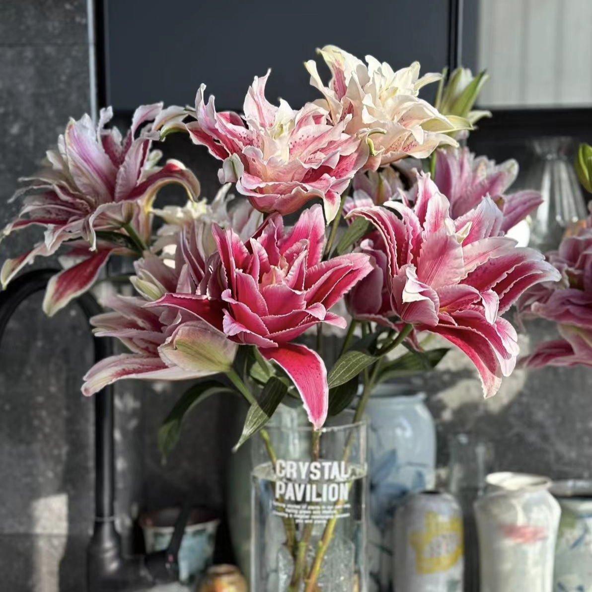 YZ【娜塔莎重瓣百合】全场任意满两单鲜花升级快递