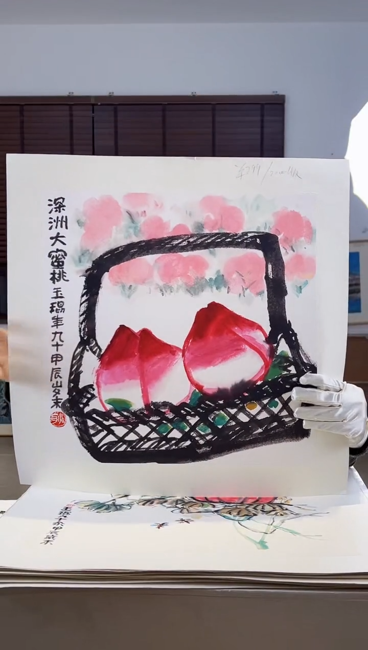 【闪购商品】版画耿玉琨限量作品亲签盖章版画S