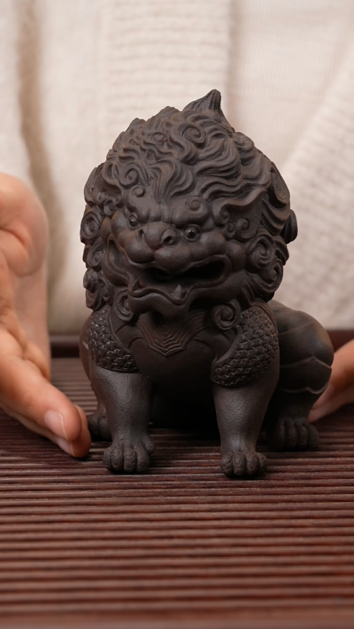 【闪购商品】紫砂茶宠火麒麟，