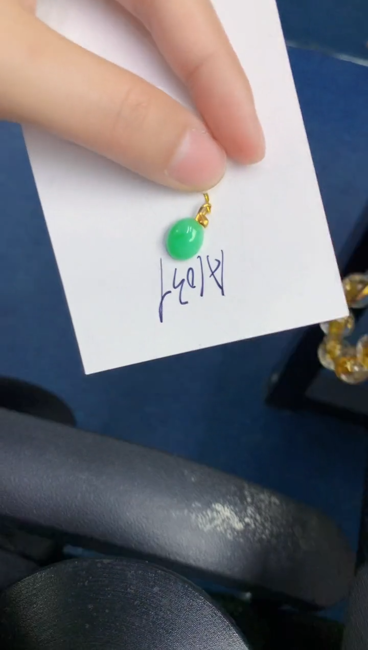 【闪购商品】翡翠颈饰18K金镶嵌000000000