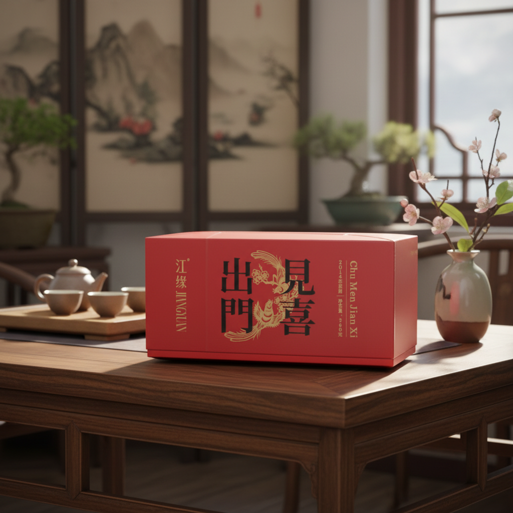 【江缘】福鼎白茶，出门见喜·2014年贡眉 饼干 太姥 高山 大师 盒装
