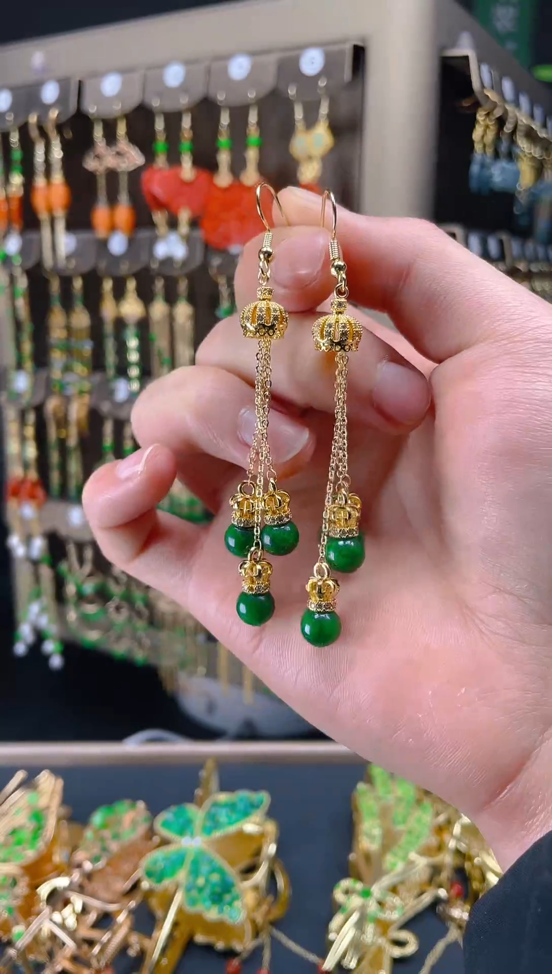 【闪购商品】玛瑙/玉髓耳饰合金026玛瑙饰品