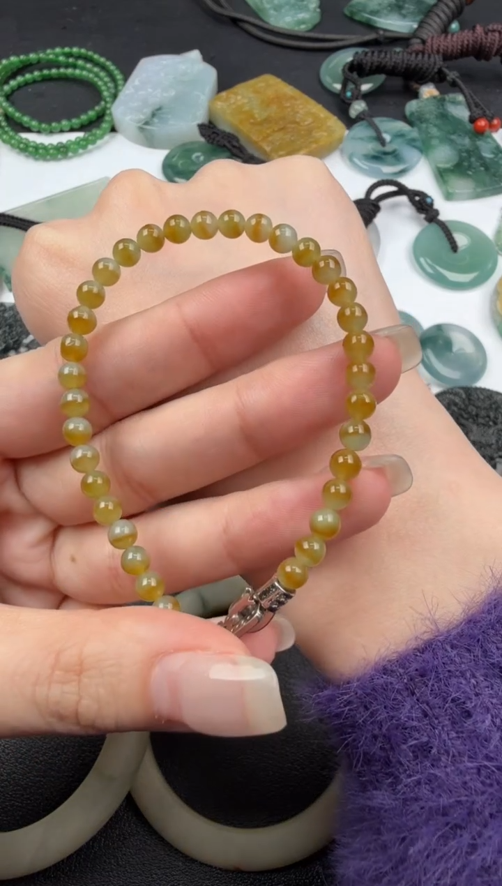 未镶嵌手串翡翠翡翠饰品-283