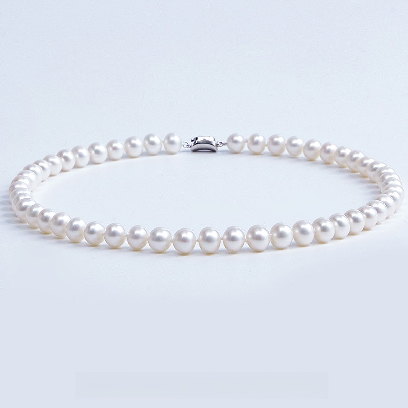 【乔森-甄爱】“西子”淡水无核珍珠项链 grd 9-11mm