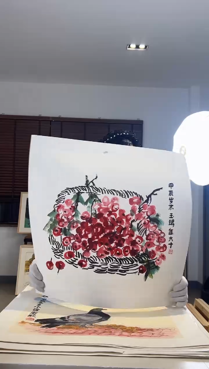 【闪购商品】版画耿玉琨限量作品亲签盖章版画S